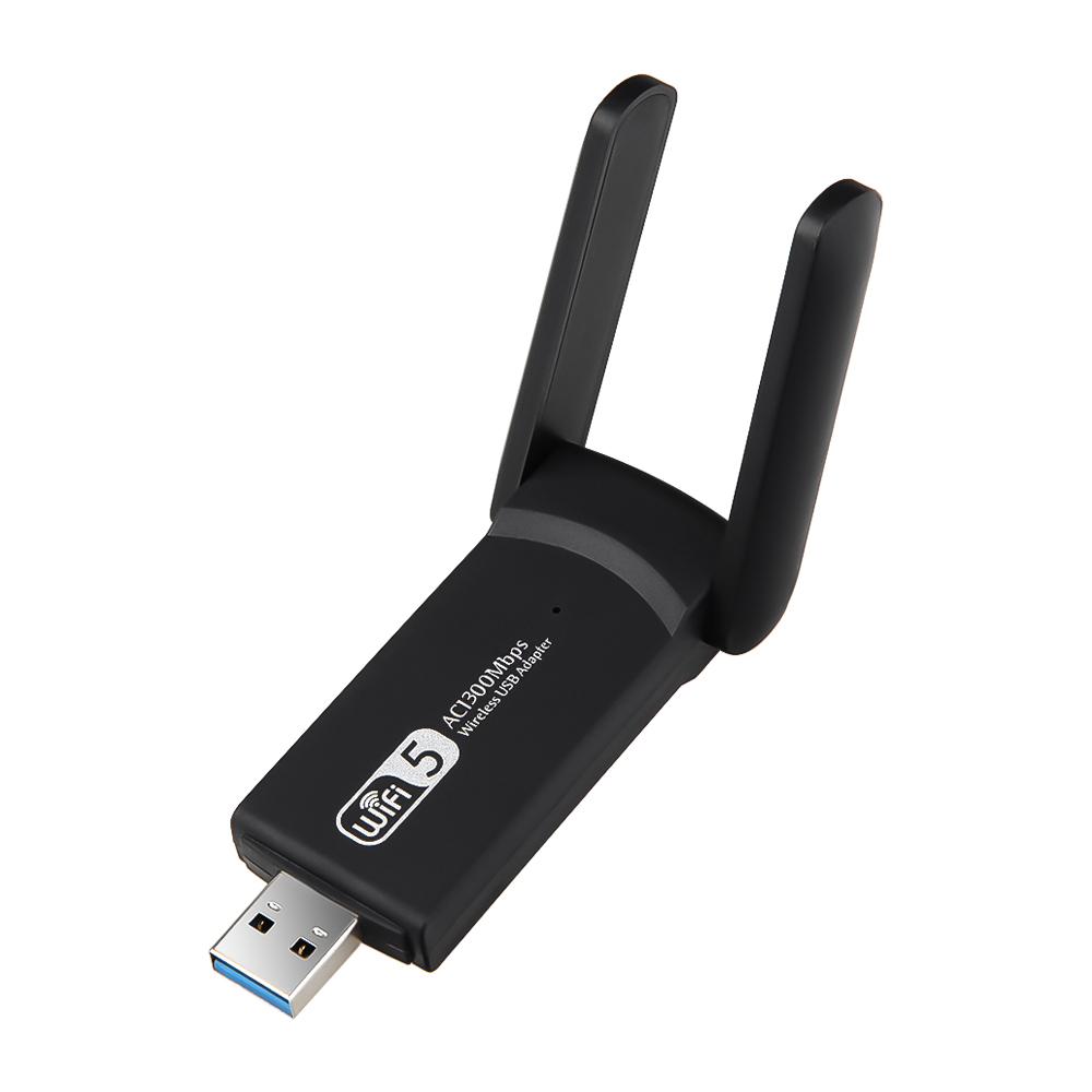 Kebidumei 1300mbps usb wireless network card dongle antenna ap wifi adapter dual band 2.4g&5g wi-fi usb 3.0 lan ethernet wireless receiver