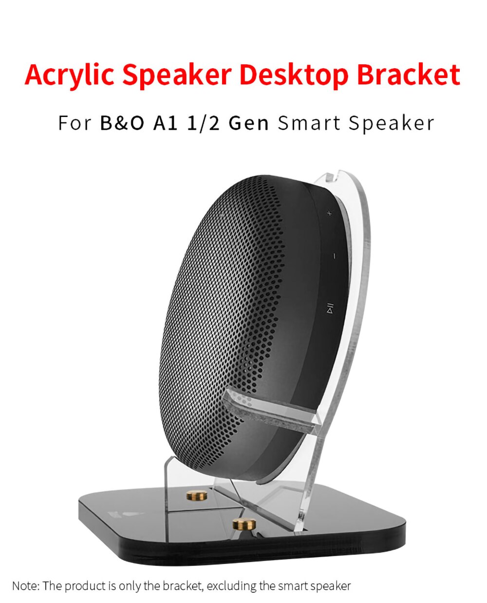 Acrylic Desktop Speaker Bracket for B&O A1 1/2 GEN Stand GEN2 Smart Speaker Holder Base Support Frame Storage Rack