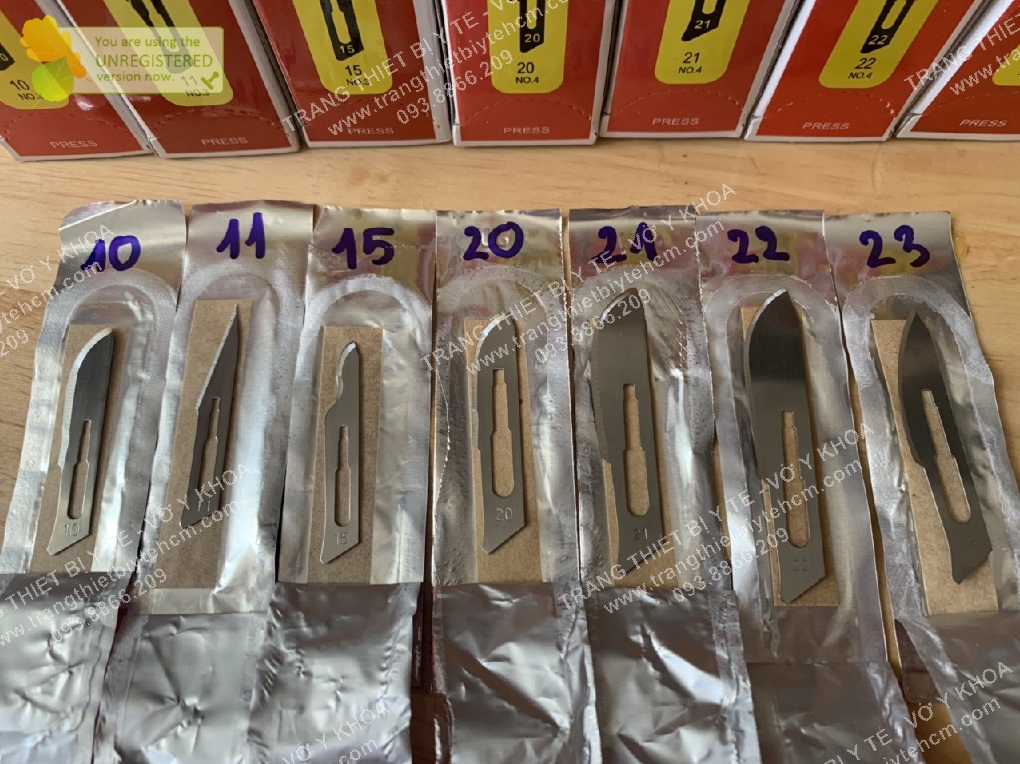 Lưỡi Dao mổ Doctor số 10 - 23 (Hộp 100 cái)