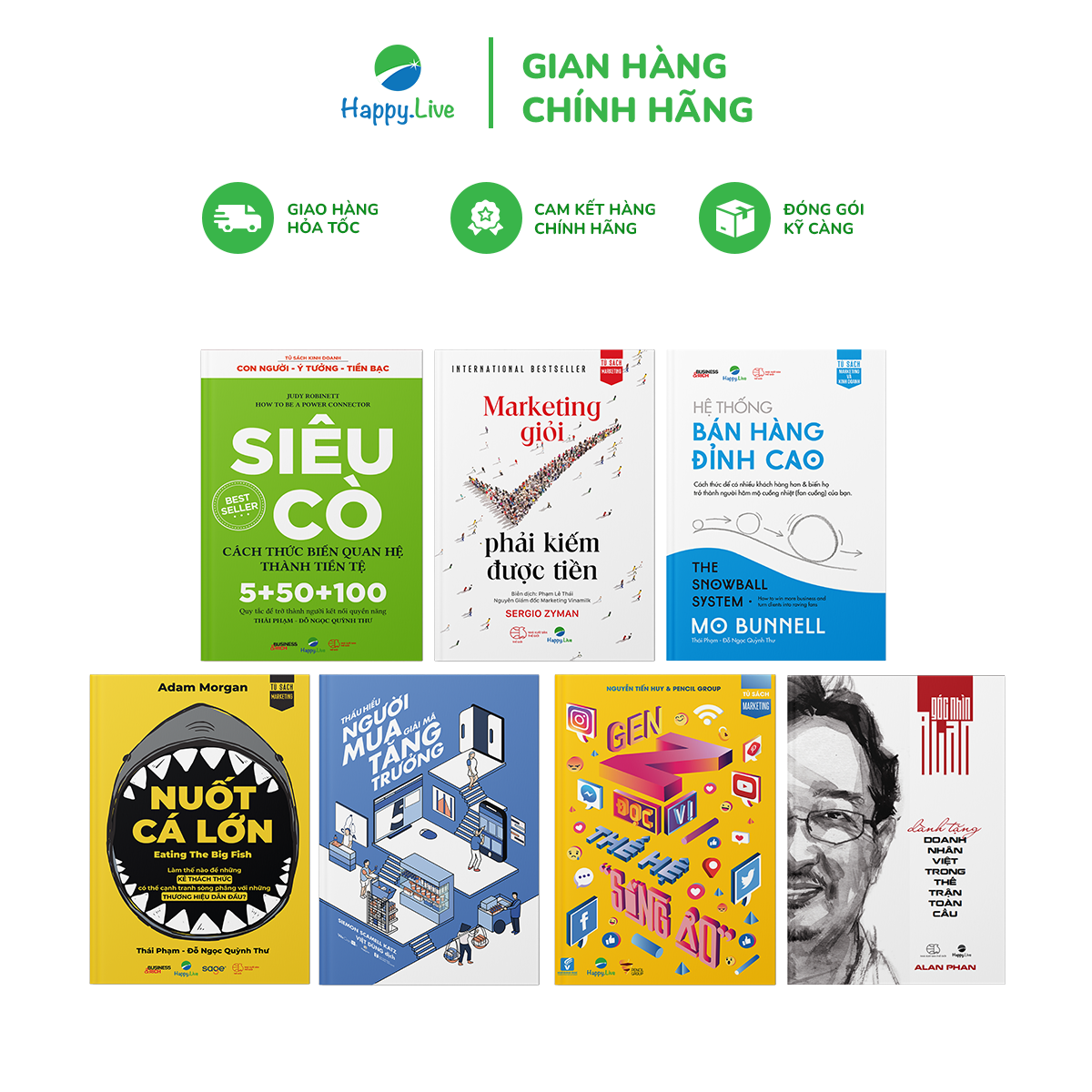 Tủ sách Làm giàu từ Kinh Doanh