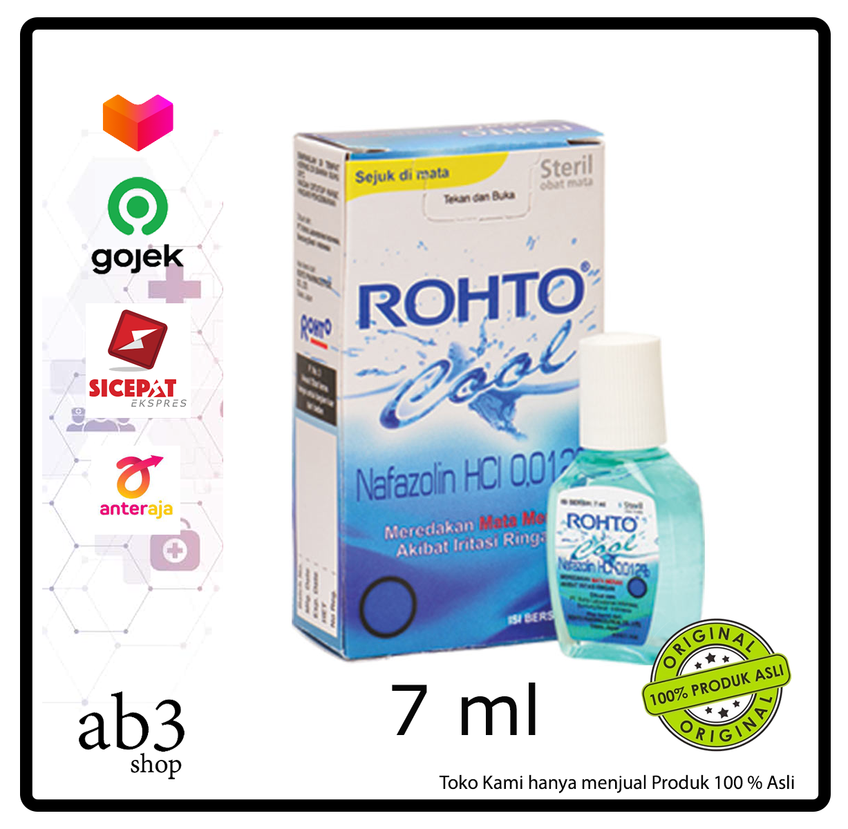 Rohto Cool Ml Obat Mata Rohto Cool Ml Rohto Tetes Mata Botol