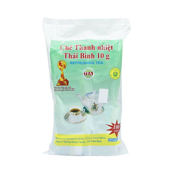[HCM]CHÈ TRÀ THANH NHIỆT THÁI BÌNH 100 GÓI