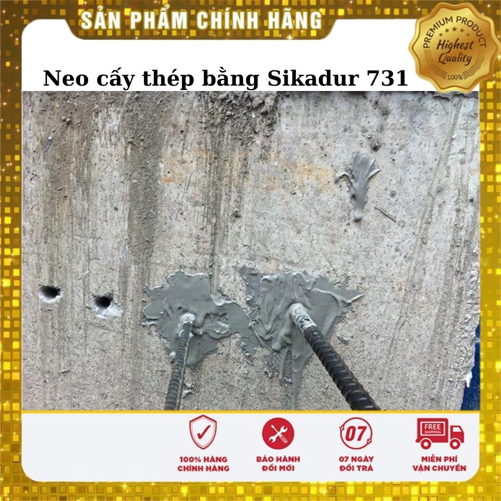 [HCM]Keo epoxy 2 thành phần Sika Dur 731 trám nứt 1kg