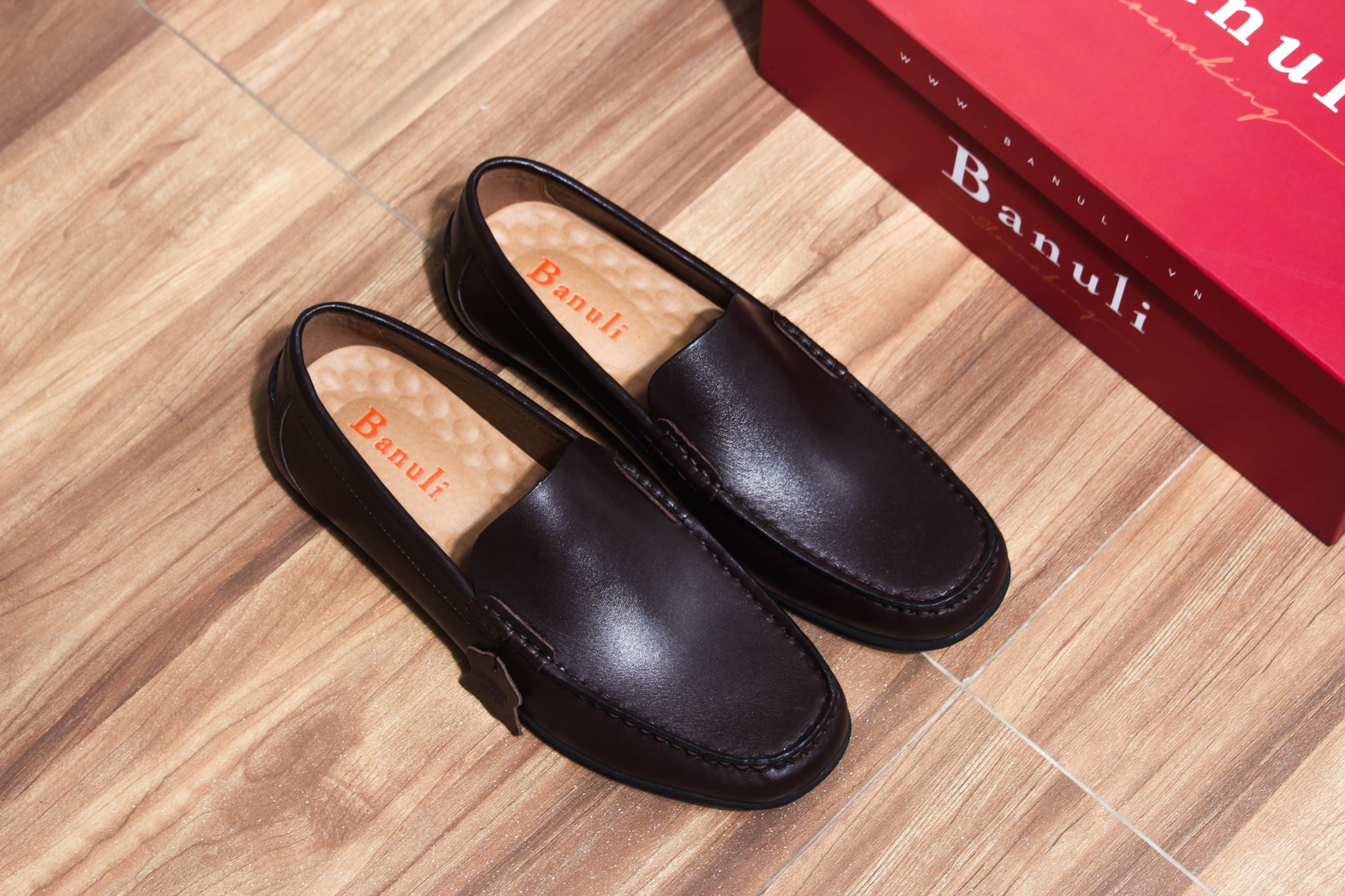 Giày Lười Banuli Nam Da C3ML1T0 - Kiểu Slip-Ons