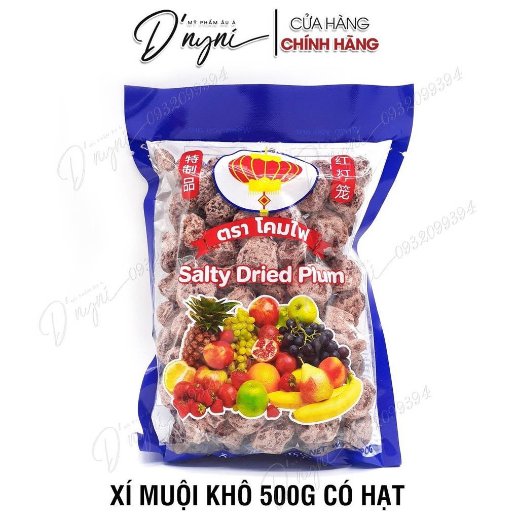 Xí muội khom fai xí muội khô salty dried plum 500 gram , xí muội mơ dried plum pieces 400 gram thái lan