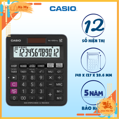 Máy tính Casio MJ-120D PLUS Chính Hãng