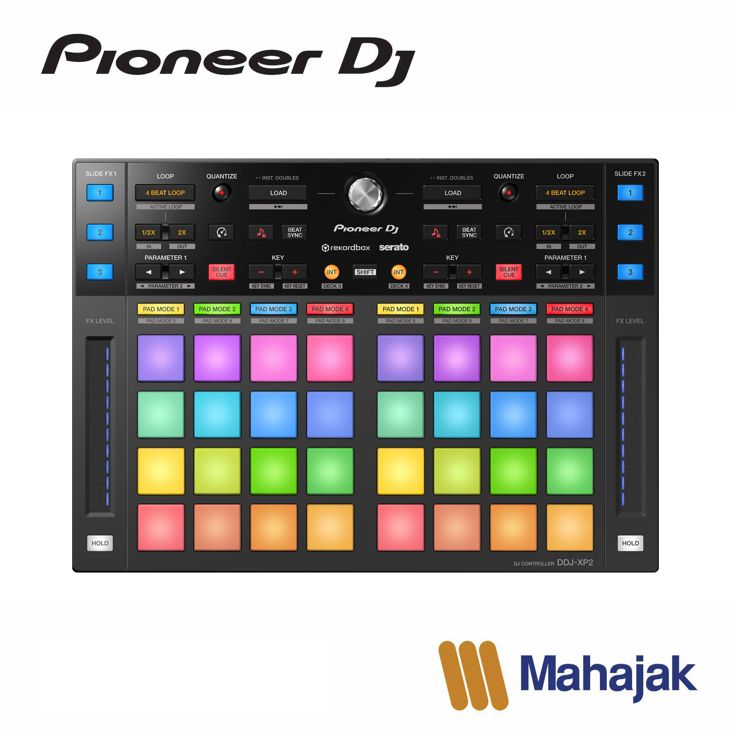 Pioneer DJ DDJXP2 Sub controller for rekordbox Serato DJ Pro Pioneer