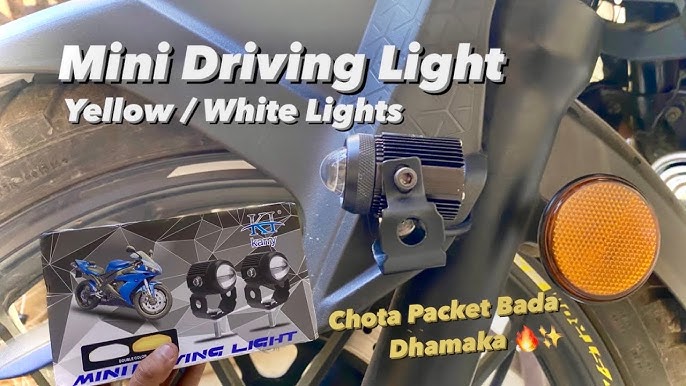 Fog Light / Motorcycle Mini Driving Fog Light / Mini Fog Light For All Type Motorcy / Bike Fog Light / Led Light - Illuminate With The Fog Light.