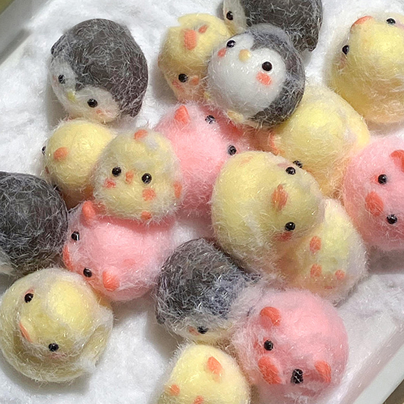 1PC Miniature Chick Pig Animal Relief Squeeze Toy Sticky Squishy Mini Penguin Duck Stress Relief Squishy New Fidget Toy gtryrae3.