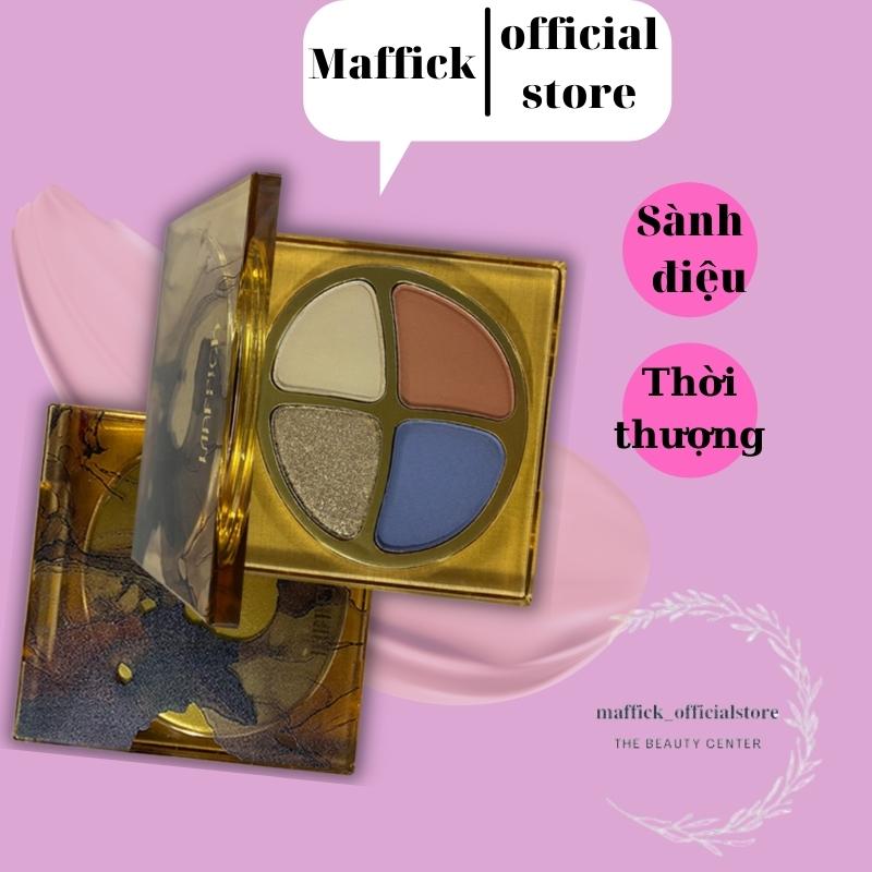 Phấn mắt nội địa trung Maffick MF227 4 ô màu hổ phách