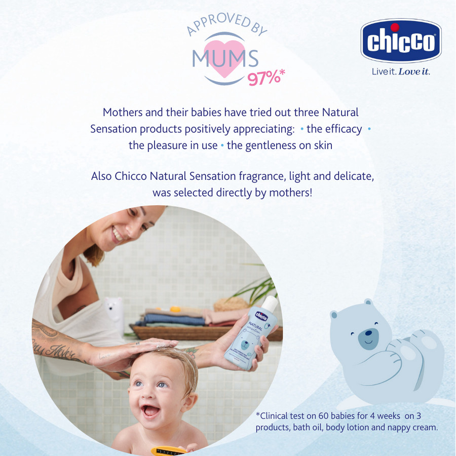 CHICCO Natural Sensation 4in1 Nappy Cream 100ml krim popok bayi