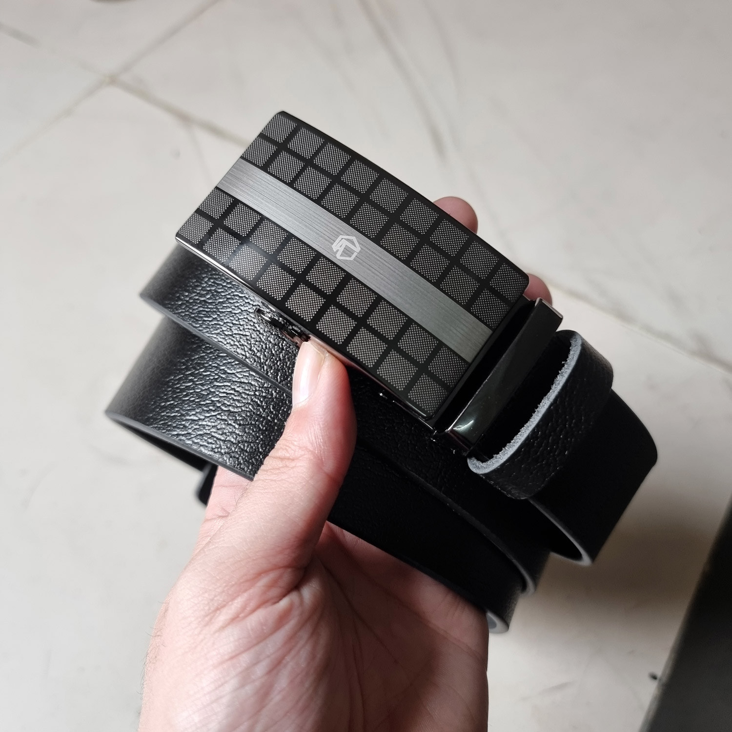 Thắt lưng nam da bò Anh Tho Leather M4T4-01