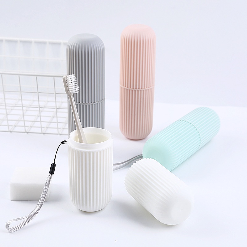 Hộp Đựng Bàn Chải Đánh Răng Du Lịch Có Cốc Đánh Răng