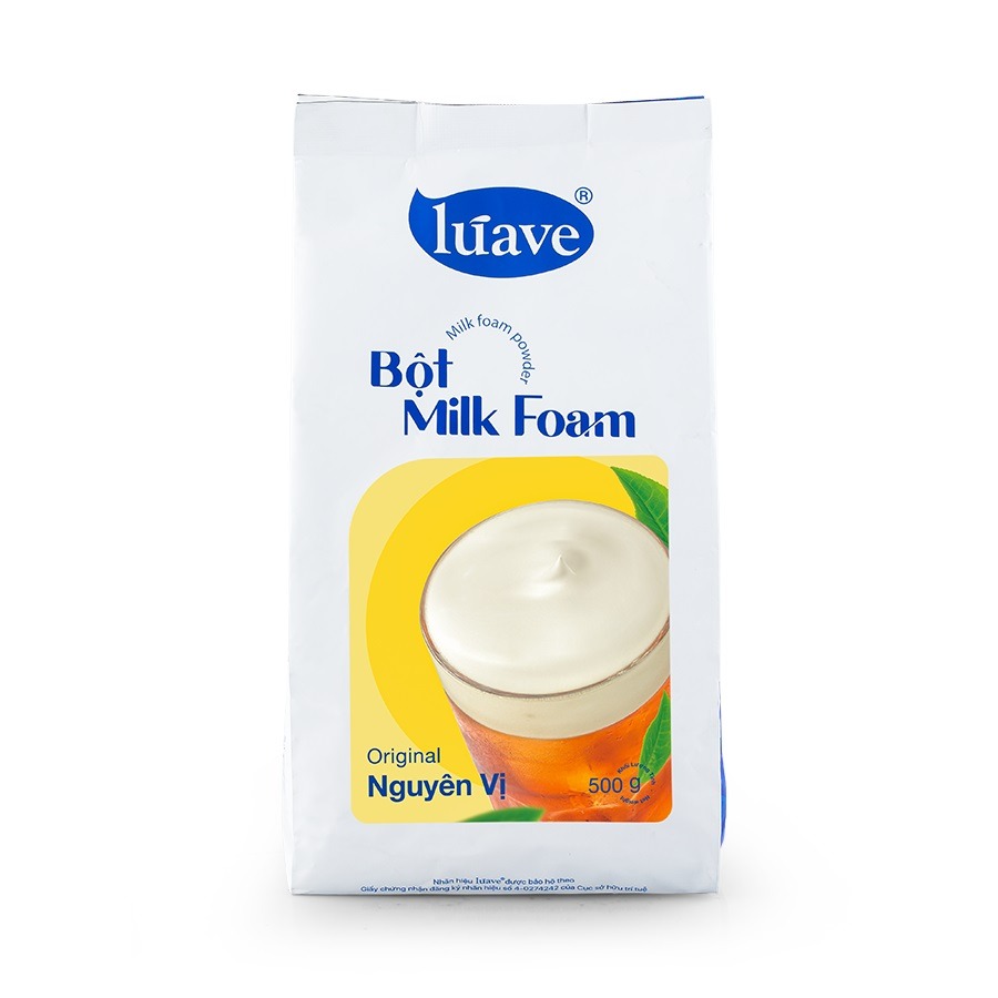 Bột milk foam Luave gói 500g (3 vị)