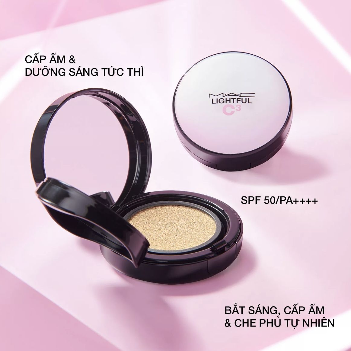 Phấn nước MAC Lightful C3 Quick Finish Cushion Compact SPF 50/Pa++++ 12g