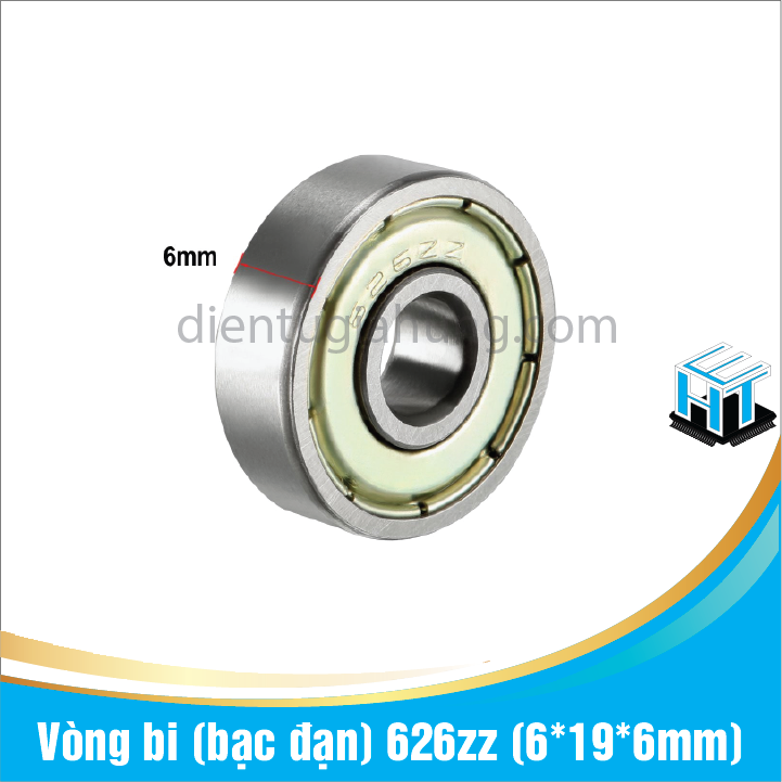 Combo 2 cái Vòng bi (bạc đạn) 626zz (6*19*6mm)(1 cặp)