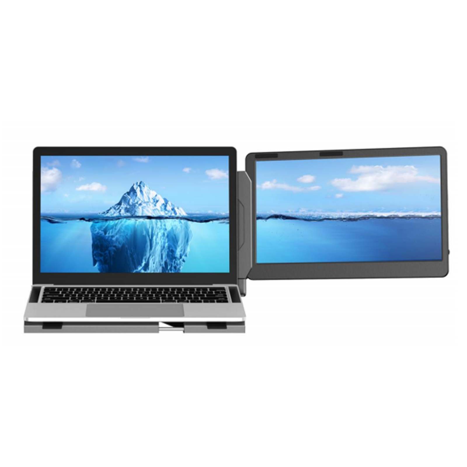 [MeiBoAll] OFIYAA F2 14'' Triple Screen Laptop Screen Extender Laptop Monitor Extender with 360