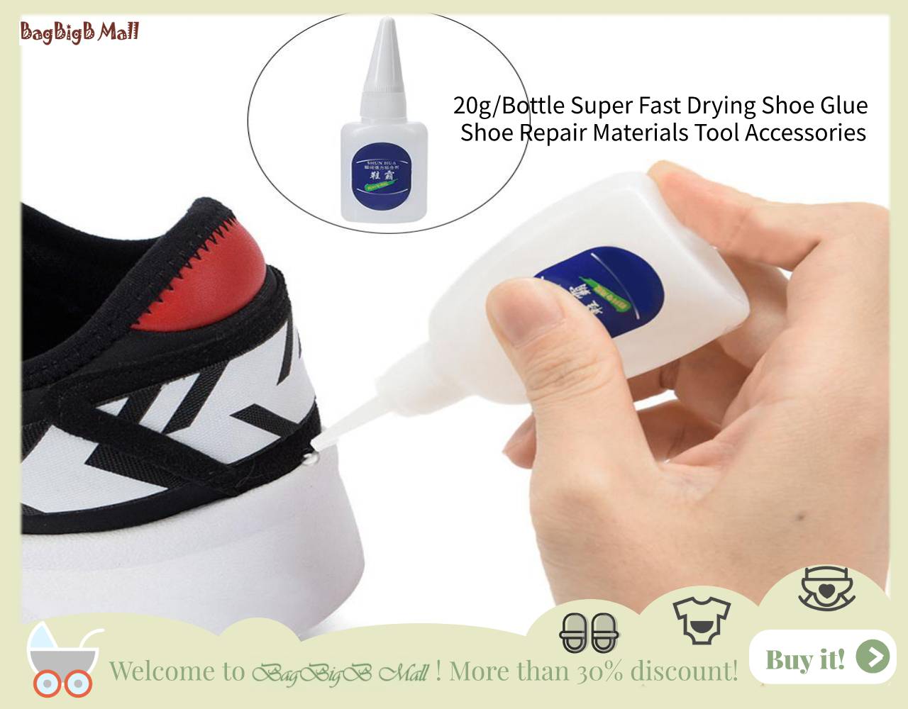 fast drying shoe glue