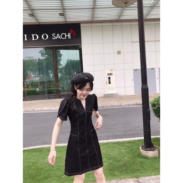 Đầm đột chỉ có túi