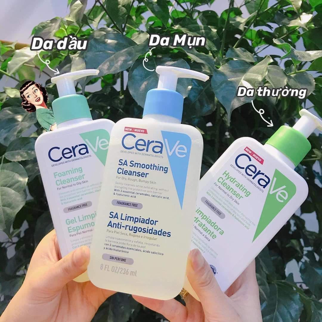 Sữa rửa mặt Cerave Foaming Facial Cleanser