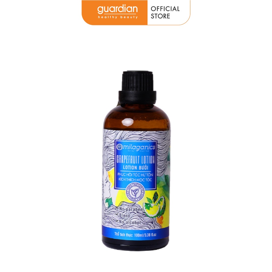 Lotion Bưởi Hỗ Trợ Mọc & Giúp Phục Hồi Tóc milaganics 100Ml