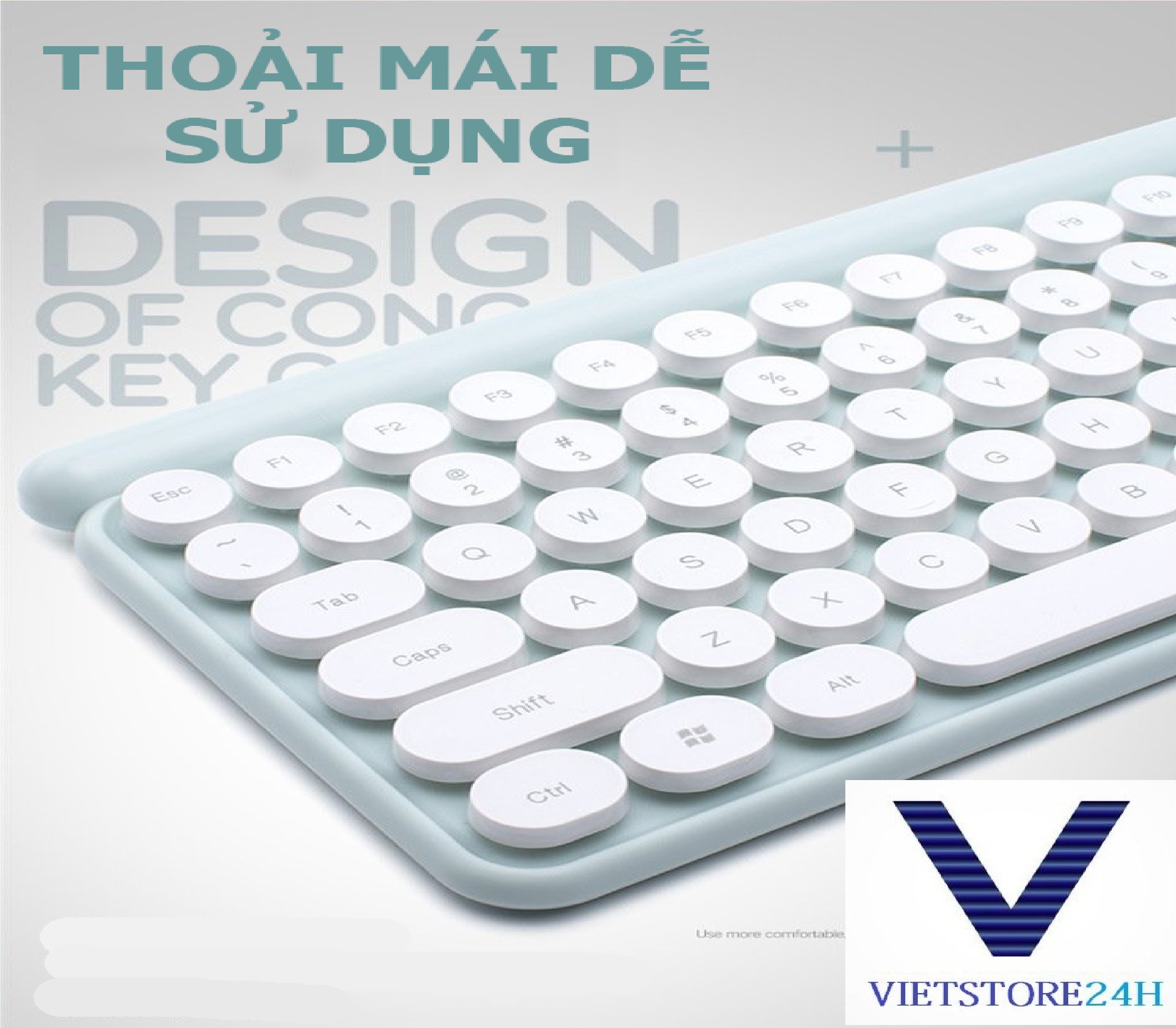 Bộ Bàn Phím Chuột Không Dây LANGTU LT400