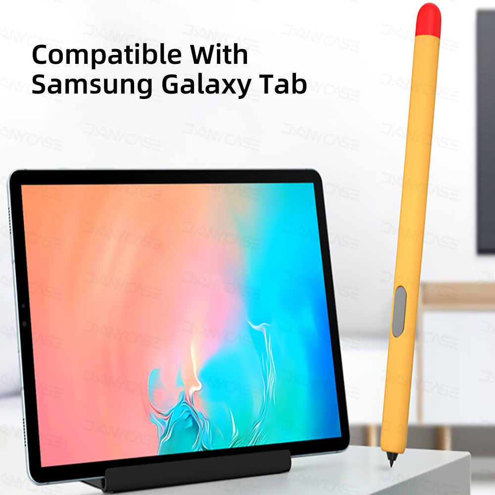 Silicone Pencil Case For Samsung S Pen Tab S7 FE S8 Plus S9 Ultra S6 Lite Stylus Touch Pen Cover Non-slip Protection Sleeve Case. 