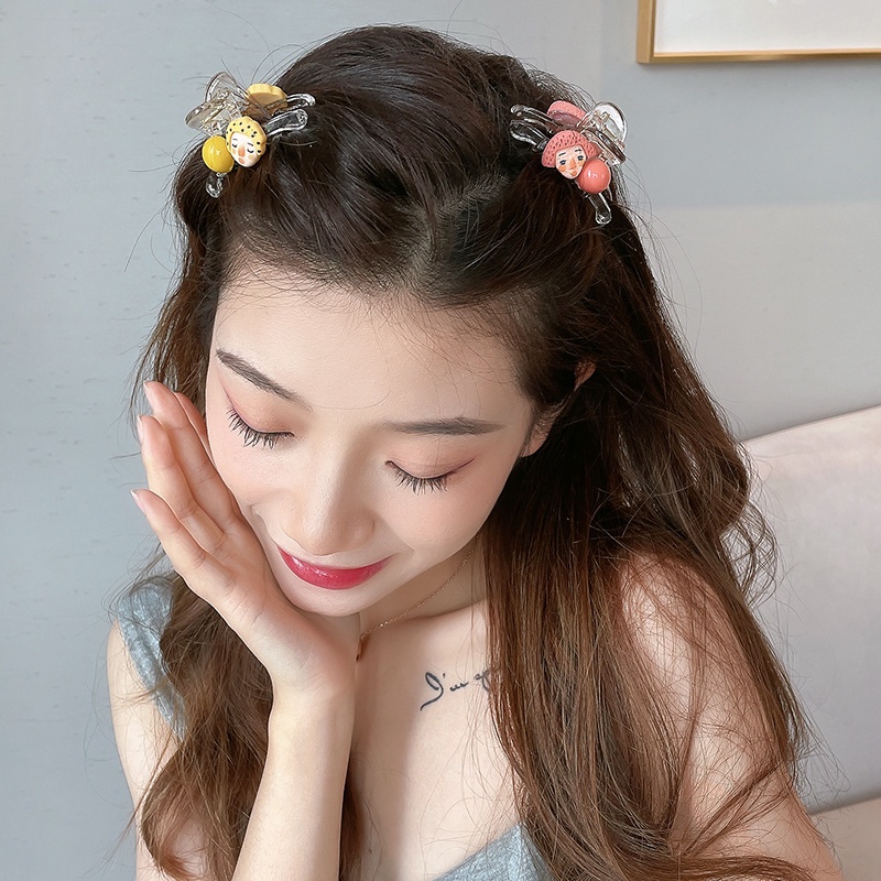 Gấp Tóc Icon Human Nhựa Trong 6cm