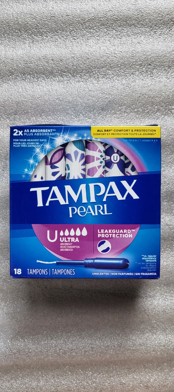 Tampon Tampax Pearl ( có ống đẩy ) lẻ 1 cái