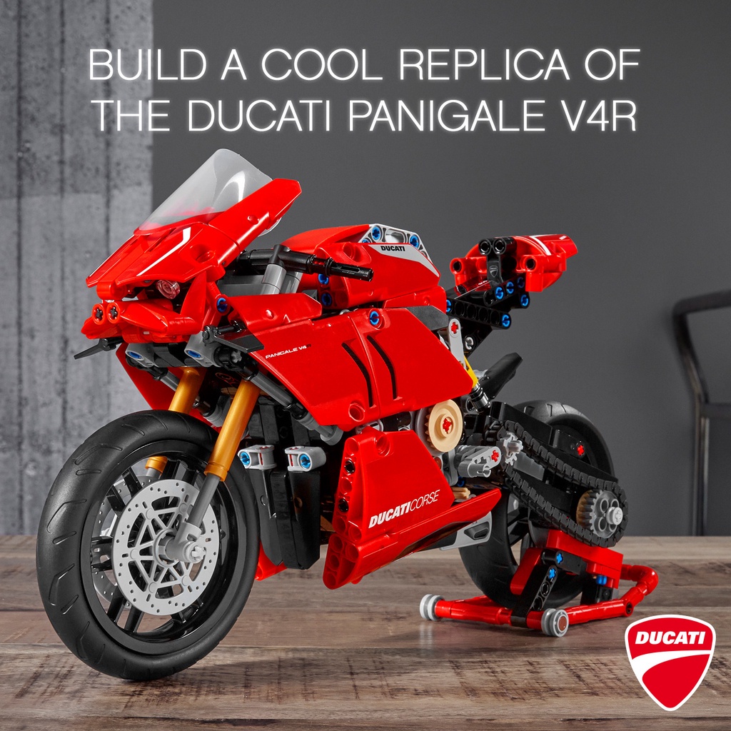 Bộ Đồ Chơi Lắp Ráp LEGO Technic Ducati Panigale V4 R 42107 (646 Miếng)