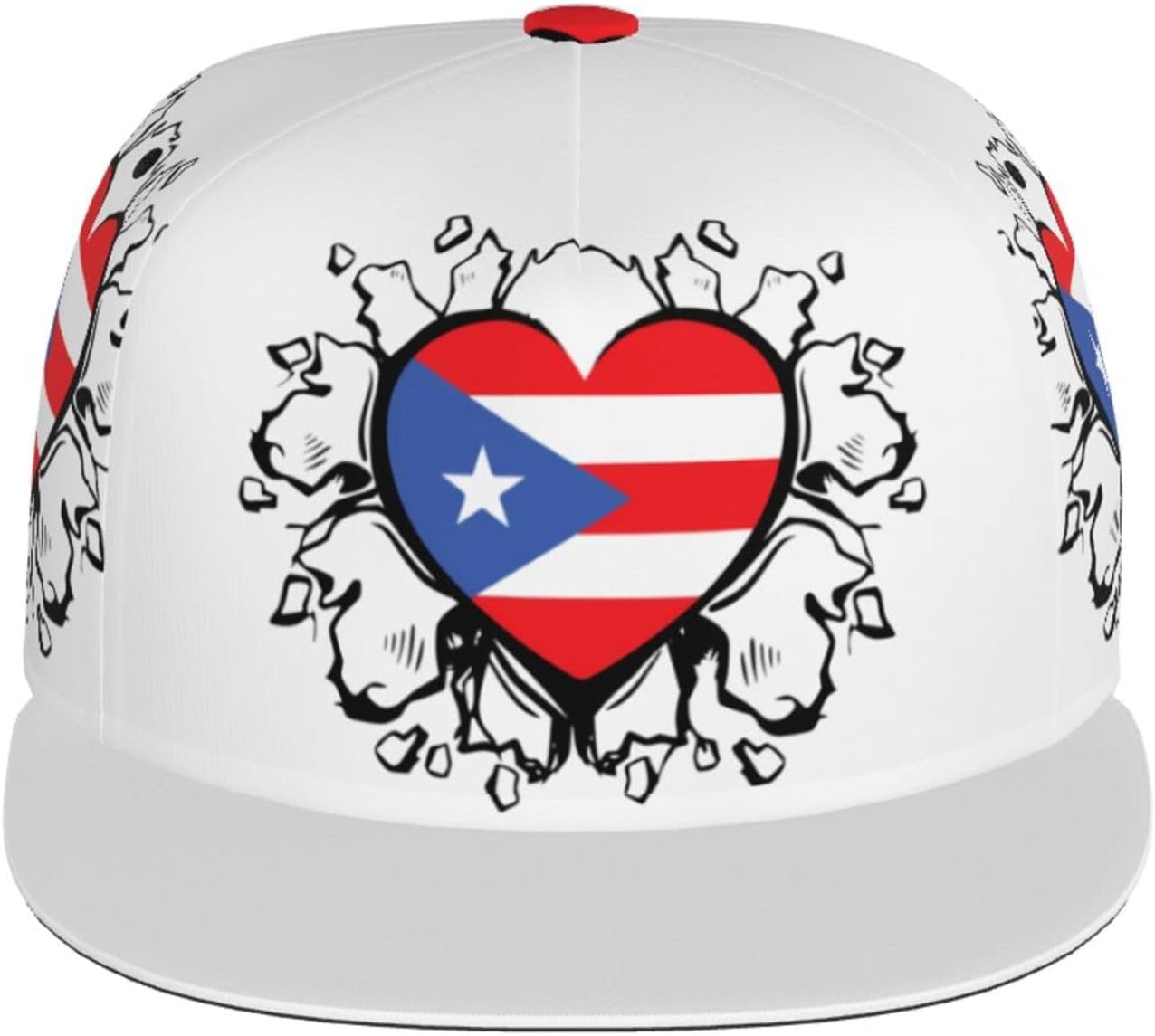 %E3%80%90Wildfolk%20Studio%E3%80%91Puerto%20Rico%20Flag%20Baseball%20Cap%20Adjustable%20Fashion%20Casual%20Flat%20Bill%20Brim%20Dad%20Hats%20for%20Women%20Men%20Sun%20Hats%20-%20Image%204