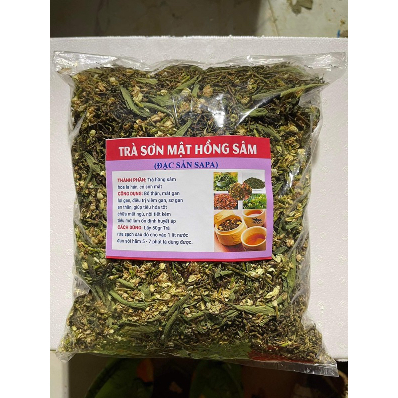 Trà sơn mật hồng sâm gói 1kg