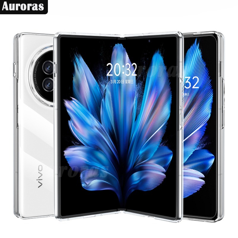 For Vivo X Fold 3Pro Hard Case Transparent Anti-oxidation Clear Silicone Cover For VIVO X Fold 3 Cover casing HP