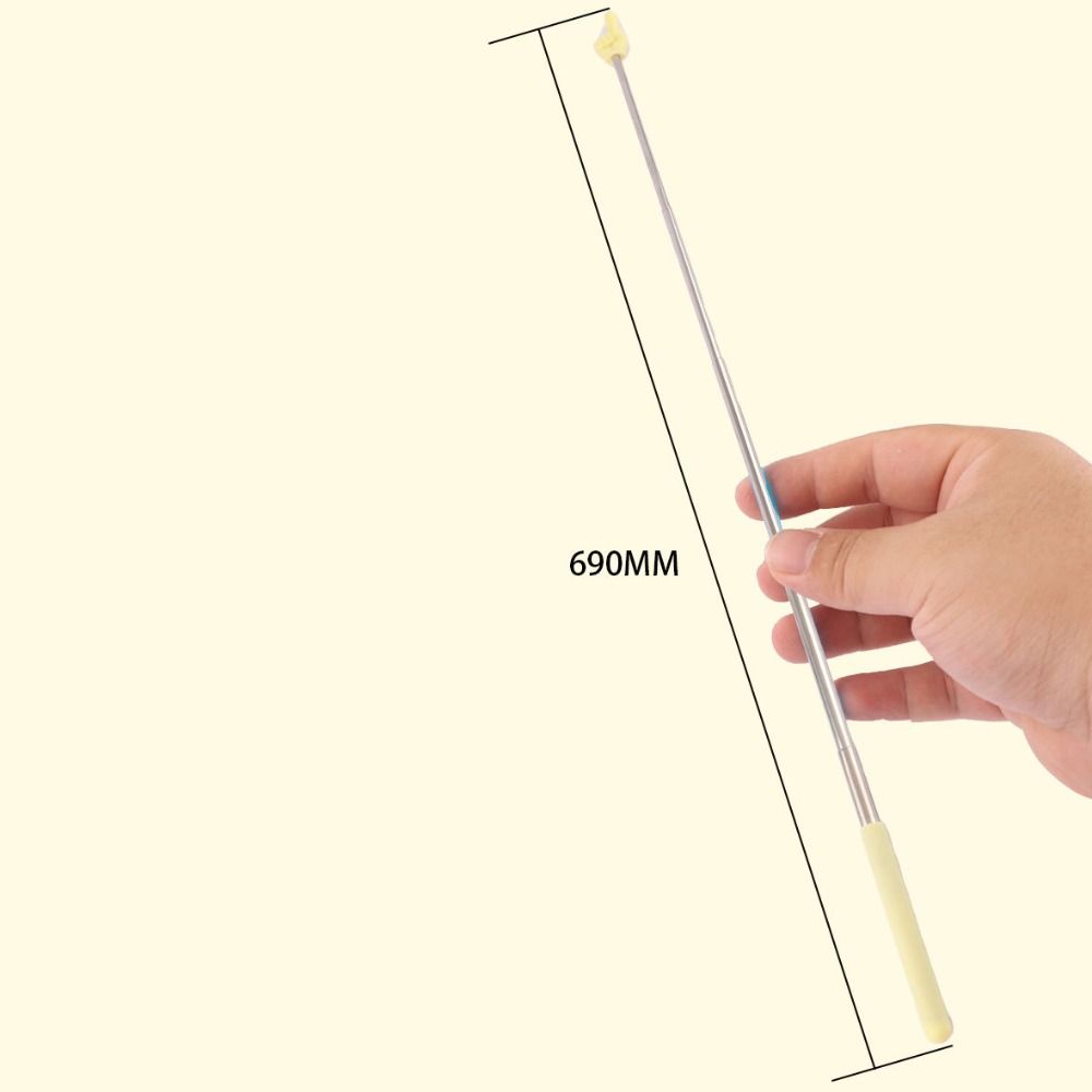 Bunsb Kính thiên văn đọc hướng dẫn con trỏ có thể thu vào ngón tay hình dạng cầm tay Blackboard Presenter Stick bảng trắng con trỏ Mini Gậy dạy học Stick đồ dùng cho giáo viên