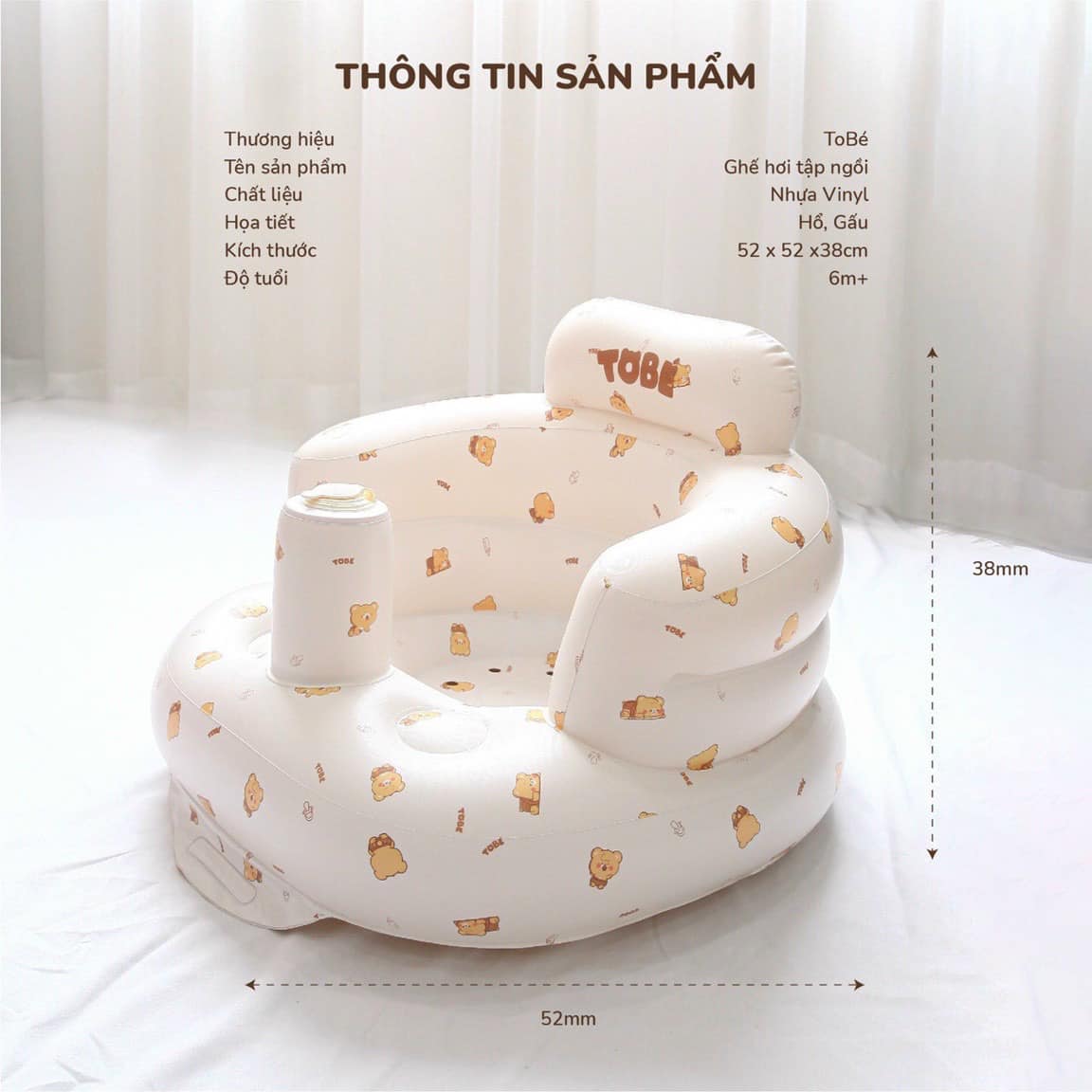 Ghế hơi tập ngồi ToBé