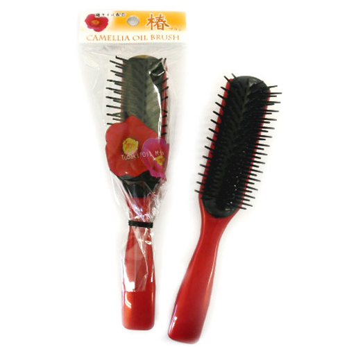 Lược chải tóc Sakura màu đỏ Nội địa Nhật Bản