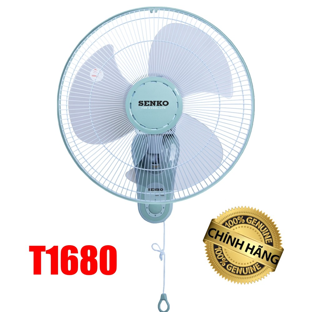 Quạt treo tường 1 dây SenKo T1680 (GIAO MÀU NGẪU NHIÊN)