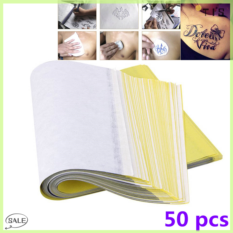 Follow Get New 50 Sheets Tattoo Transfer Paper A4 Tattoo Stencil Thermal Stencil Paper Reusable