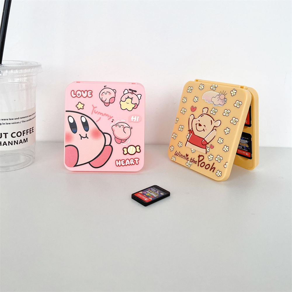 Oriobaoao Switch Game Console Accessory Magnetic Game Memory Cards Micro SD Case Holder for Nintendo Switch Memory Card Storage Box