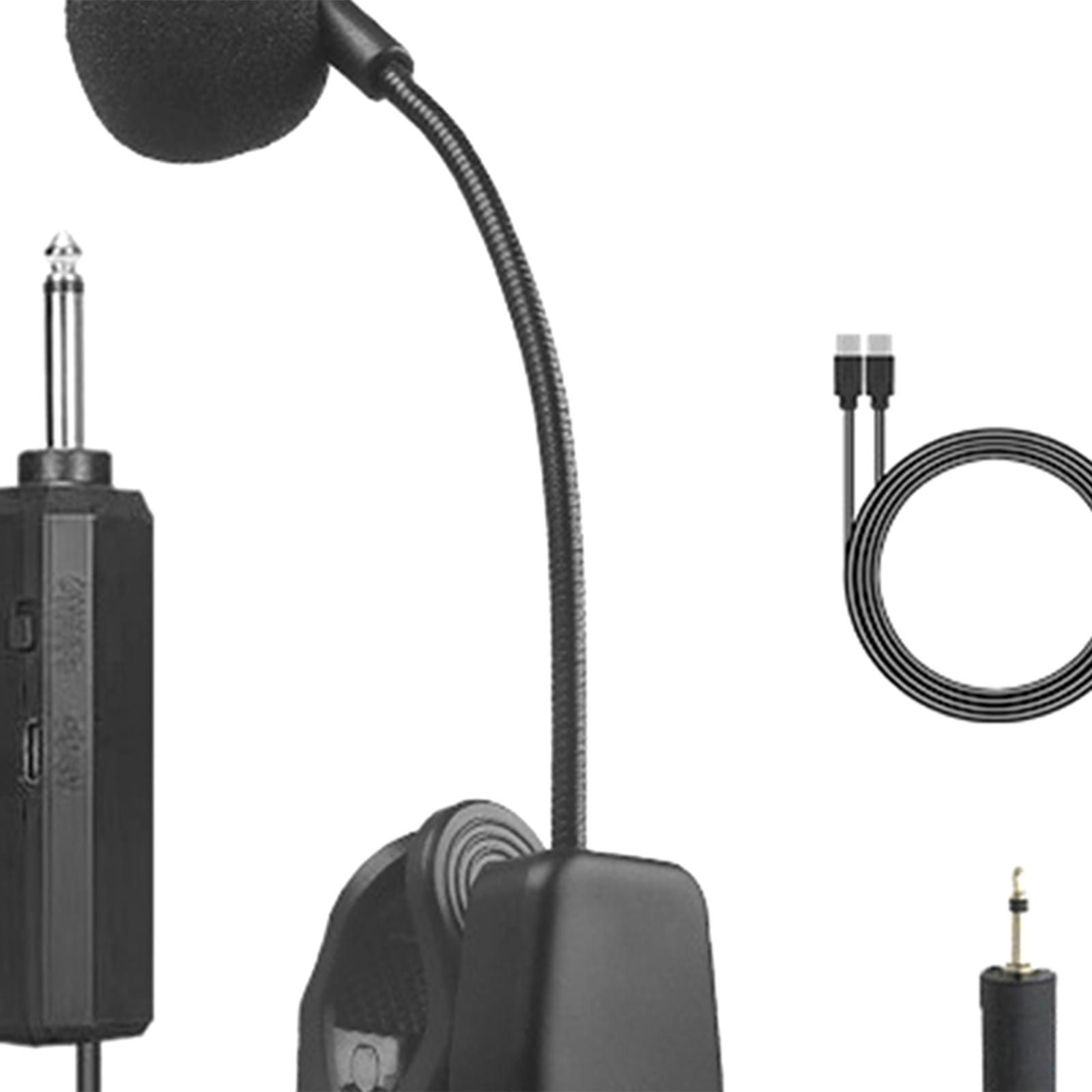 CCCUE Instrument Microphone Cordless Gooseneck System Bands Live Professional Durable Transmitters Clip Condenser Mic