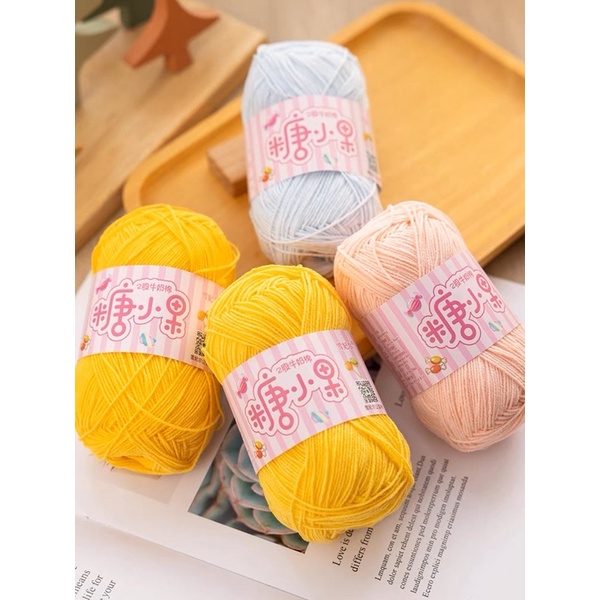Len Baby Doll (Candy Cotton) len sợi nhỏ, mềm