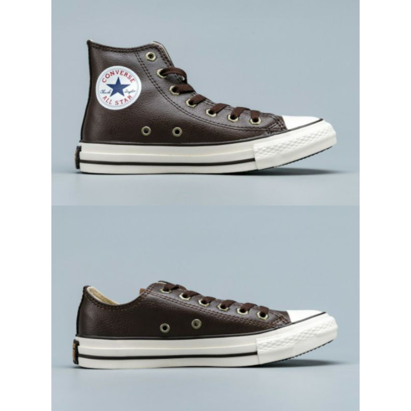Converse Chuck Taylor - LEATHER BROWN shoes women's shoes | Lazada