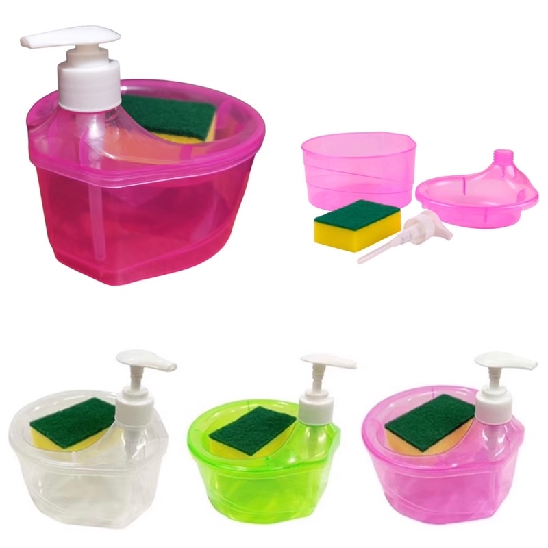 SPONGENewDesignRoundShapeLiquidSoapDispenserDishwashingwith