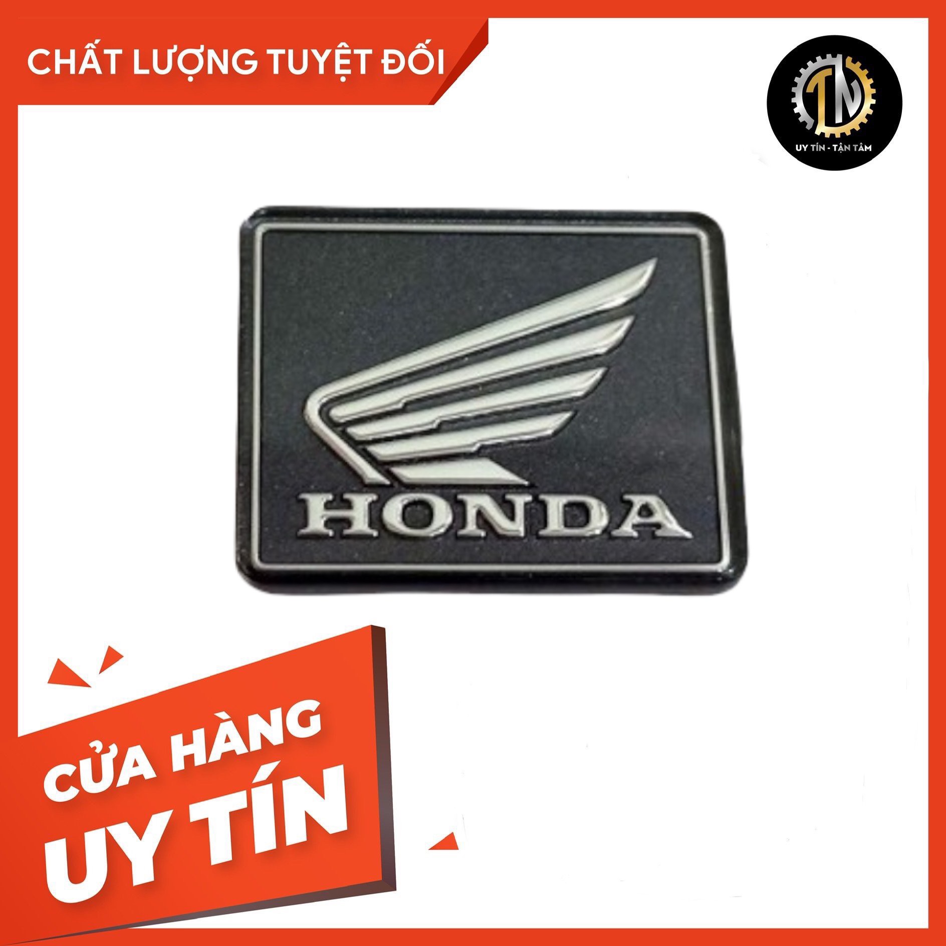 Logo Honda cánh chim dán bợ cổ Vario Click hàng chính hãng