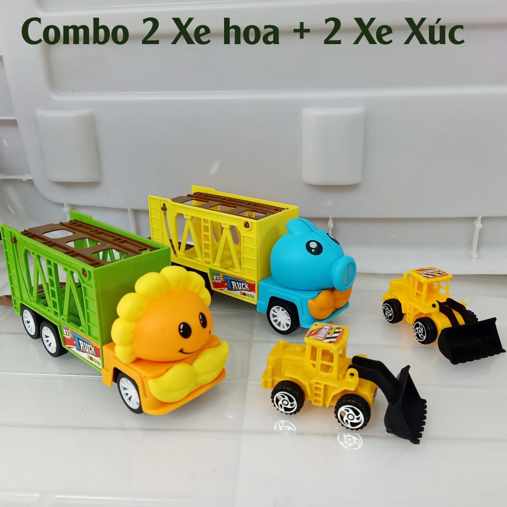 [HCM]Đồ Chơi xe Plants vs Zombie hoa quả nổi giận