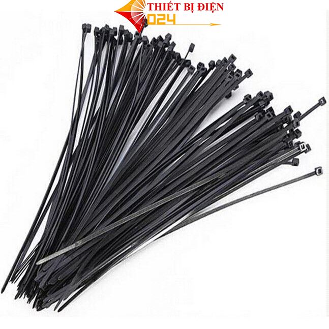 Gói 1000PCS Dây Thít Đen 3X150mm