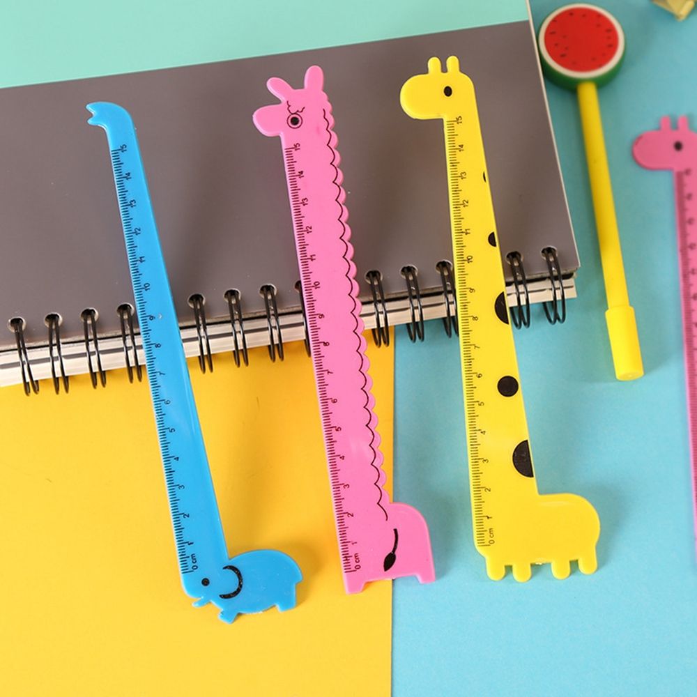 MMLUCK Double Sided Standard Stationery Architect Supplies Engineers Accessory Gauging Tools Ruler Giraffe Ruler Drafting Supplies Straight Ruler