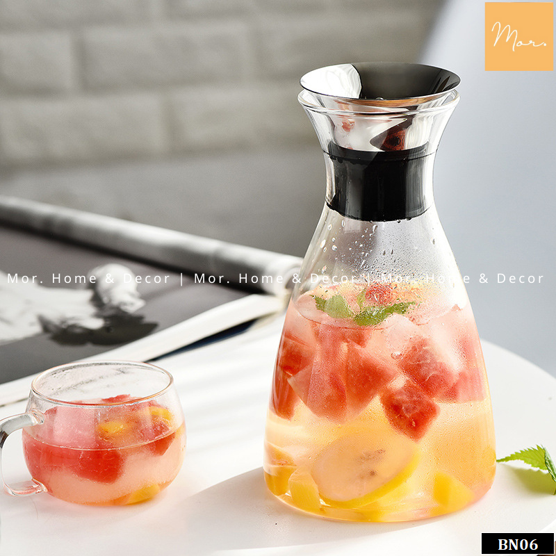 Bình nước thủy tinh chịu nhiệt cao cấp - BN06