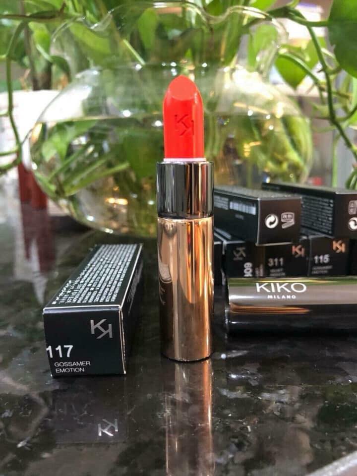 Son kiko 117 màu cam đỏ