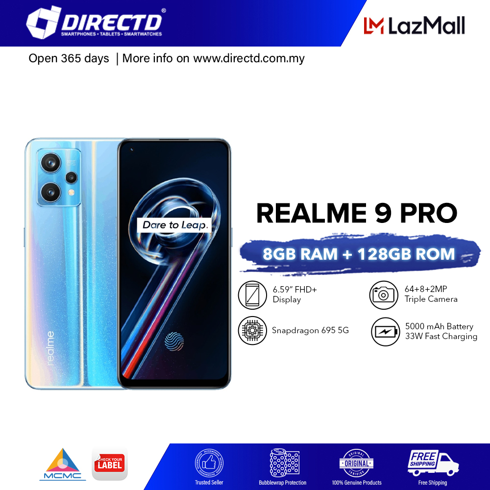 Realme 9 Pro 8GB RAM + 128GB ROM Dual